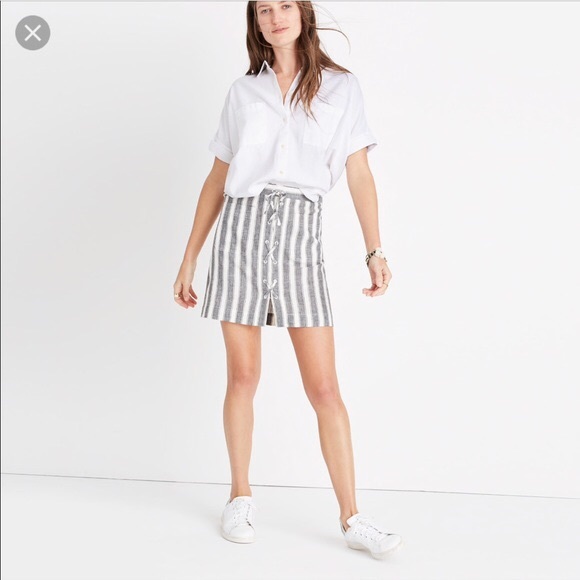 Madewell Dresses & Skirts - Madewell Cotton/Linen Blend Skirt
